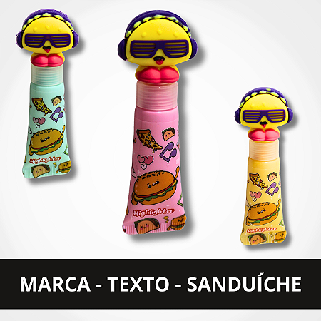 Marca - Texto - Sanduíche