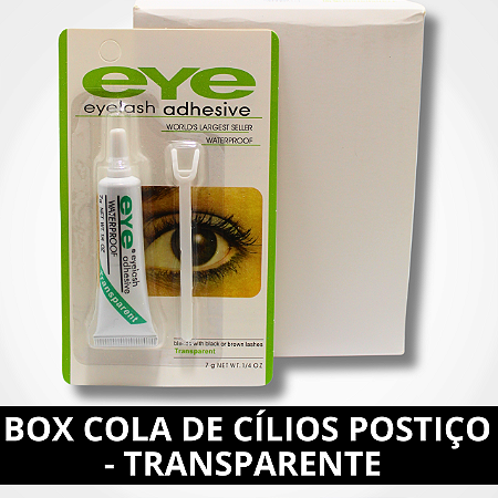 Box Cola de Cílios Postiço - Transparente