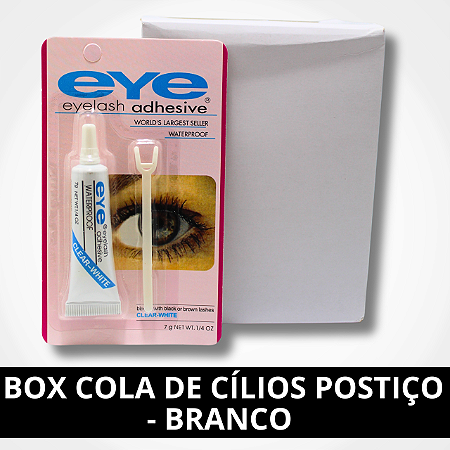 Box Cola de Cílios Postiço - Branco