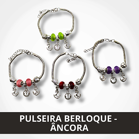 Pulseira Berloque Âncora - Sortido