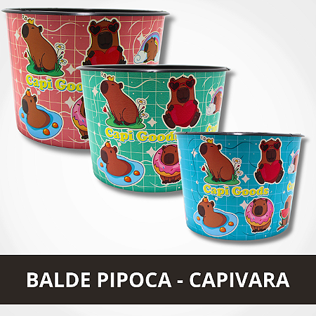 Balde Pipoca - Capivara