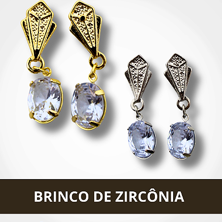 Brinco de Zircônia