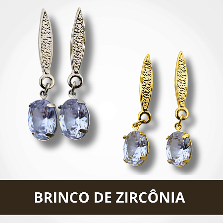 Brinco de Zircônia