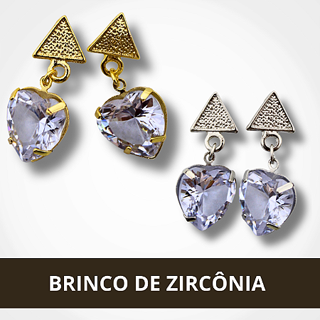 Brinco de Zircônia