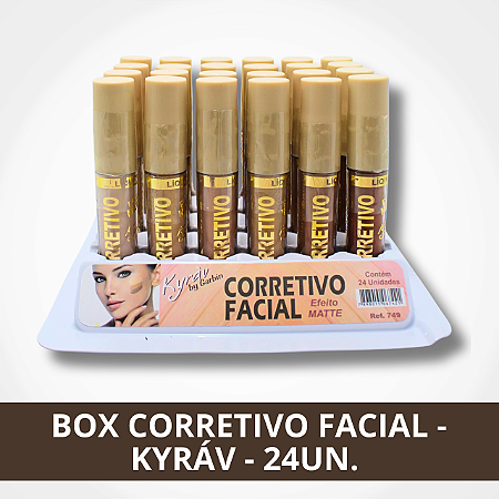 Box Corretivo Facial - Efeito Matte - Kyràv - 24un.