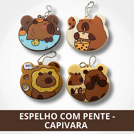 Espelho com Pente - Capivara - Sortido