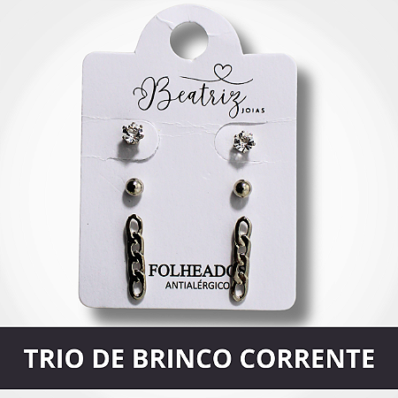 Trio de Brinco Corrente