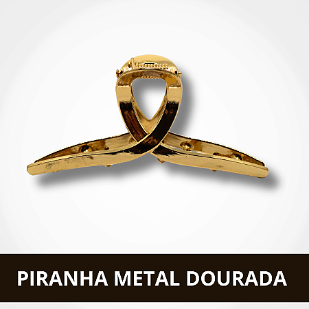 Piranha Metal Dourada