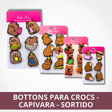 Bottons Para Crocs - Capivara - Sortido