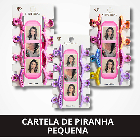 Cartela de Piranha Pequena