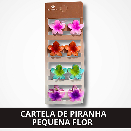 Cartela de Piranha Pequena Flor