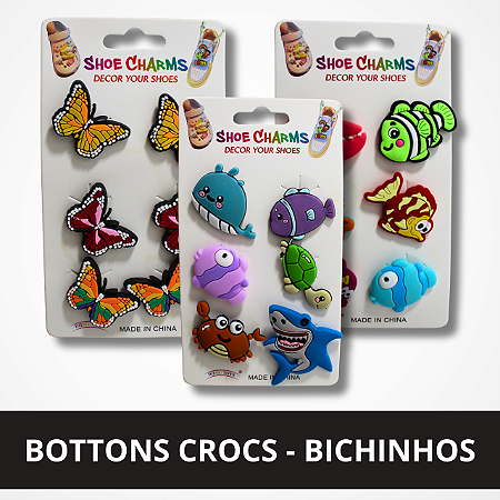 Bottons Para Crocs - Bichinhos