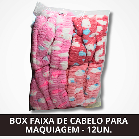 Box Faixa Para Maquiagem  sortido - 12UN.