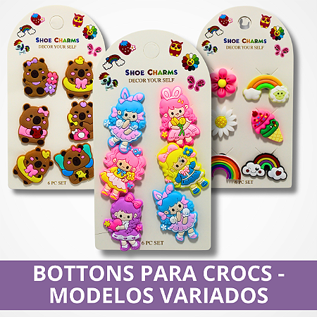 Bottons Para Crocs - Modelos Variados