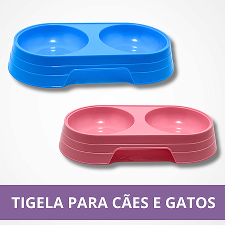 Tigela Para Cães e Gatos