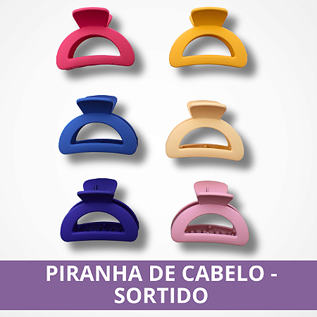 Piranha de Cabelo Colorido - Sortido