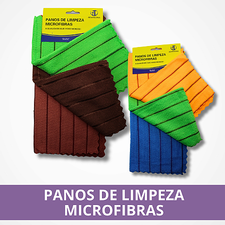 Panos de Limpeza Microfibras