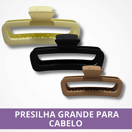 Presilha Grande Para Cabelo