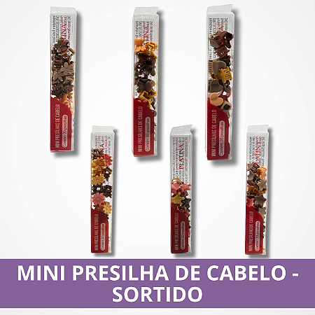 Mini Presilha de Cabelo - Sortido
