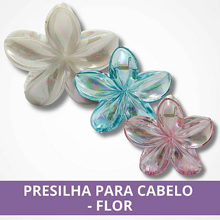 Presilha de Cabelo - Flor