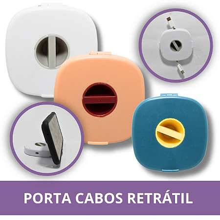 Porta Cabos - Retrátil
