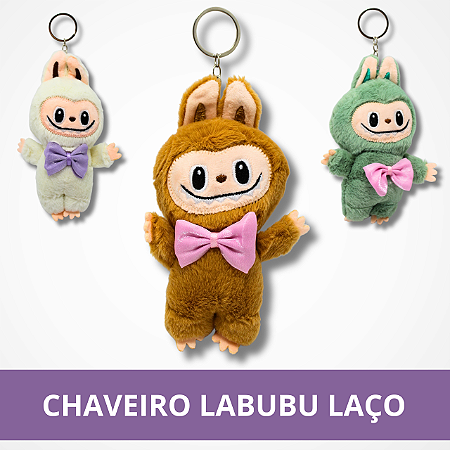 Chaveiro Labubu com Laço