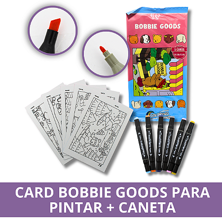 Card Bobbie Goods Para Pintar + Caneta
