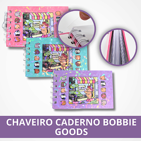 Chaveiro Caderno Bobbie Goods