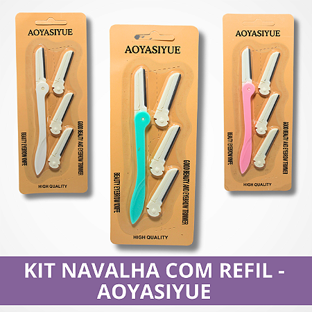 Kit Navalha com Refil - Aoyasiyue