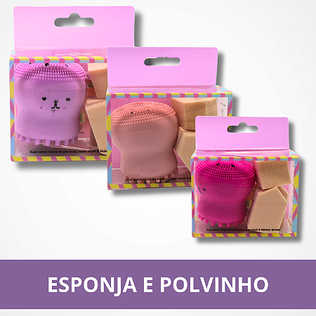 Kit Esponja e Polvinho