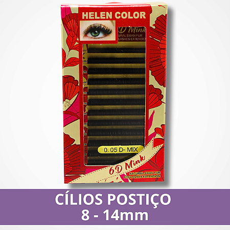 Cílios Postiços - 8 - 14mm