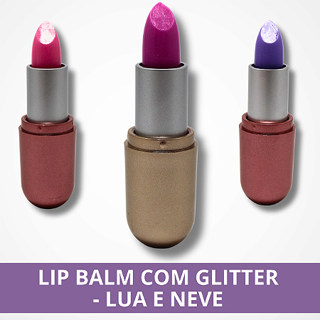 Lip Balm com Glitter - Lua&Neve