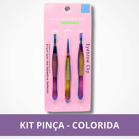 Kit Pinça - Colorida