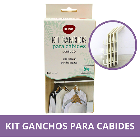 Kit Ganchos para Cabides