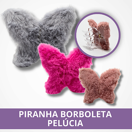 Piranha Borboleta Pelúcia