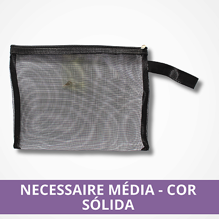 Necessaire Média - Cor Sólida