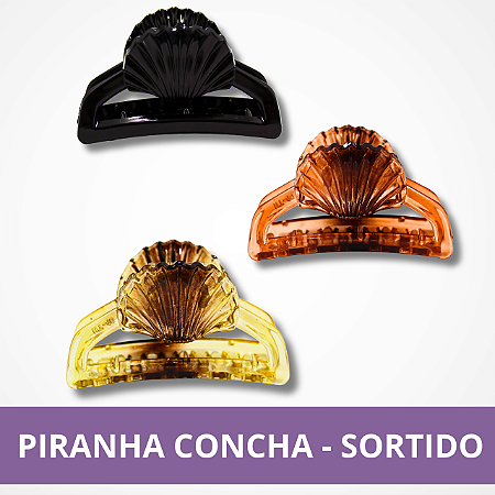 Piranha Concha - Cor Sólida - Sortido