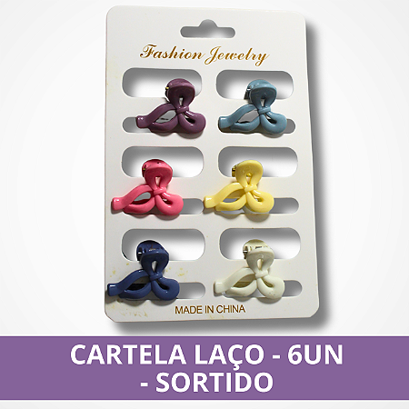 Cartela Laço - 6Un. - Sortido
