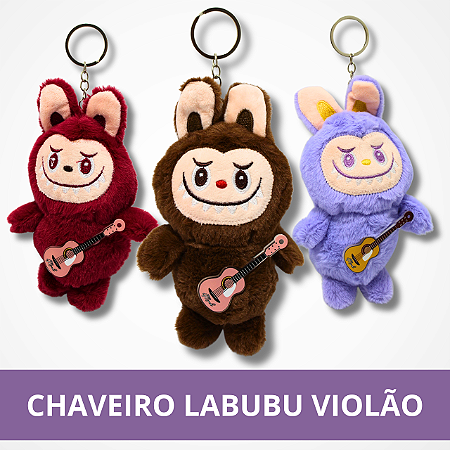 Chaveiro Labubu Violão