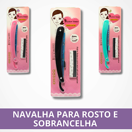 Navalha para Rosto e Sobrancelha