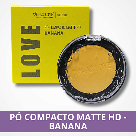 Pó Compacto Matte HD - Banana