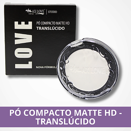 Pó Compacto Matte HD - Translúcido