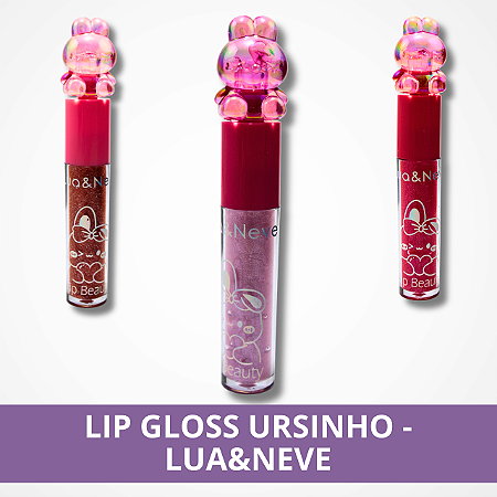 Lip Gloss Ursinho - Lua&Neve