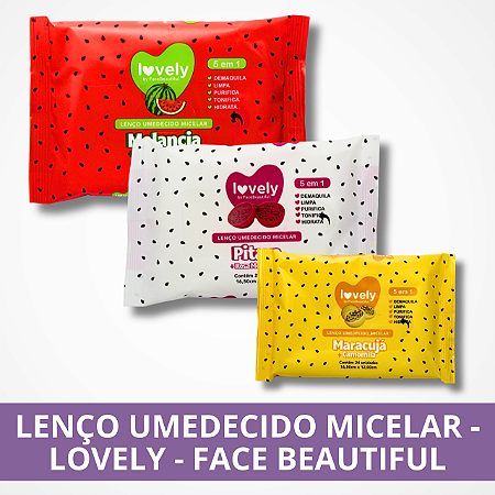Lenços Umedecidos - Lovely - FaceBeautiful