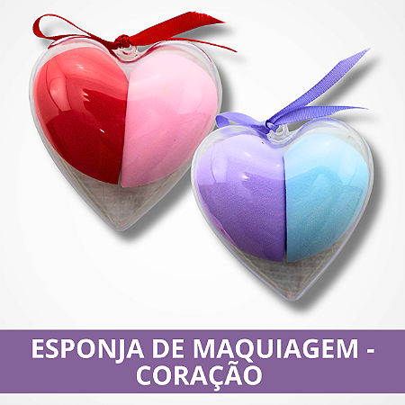 Esponja de Maquiagem - Coração