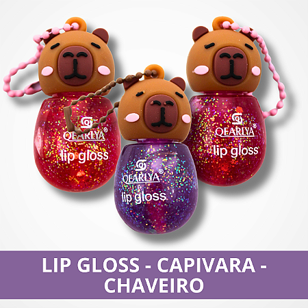 Lip Gloss - Capivara - Chaveiro