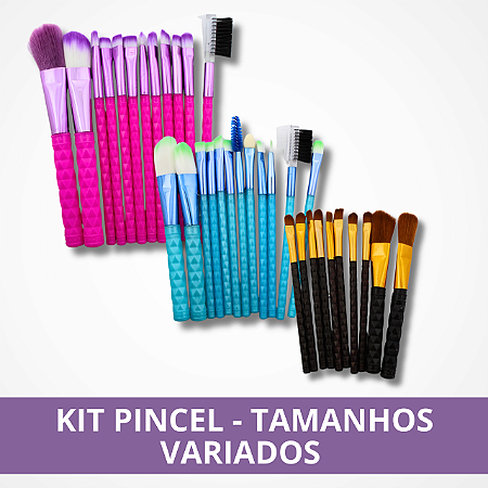 Kit Pincel - Tamanhos Variados