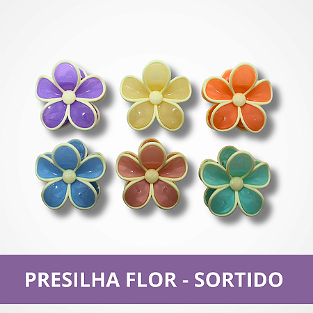 Presilha Flor - Sortido