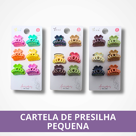 Cartela de Presilha Pequena - Sortido