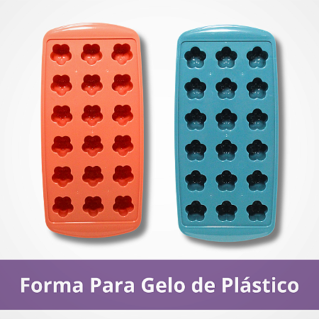 Forma Para Gelo de Plástico